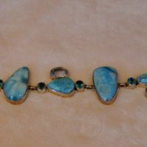 Bracelet with Larimar Gemstone